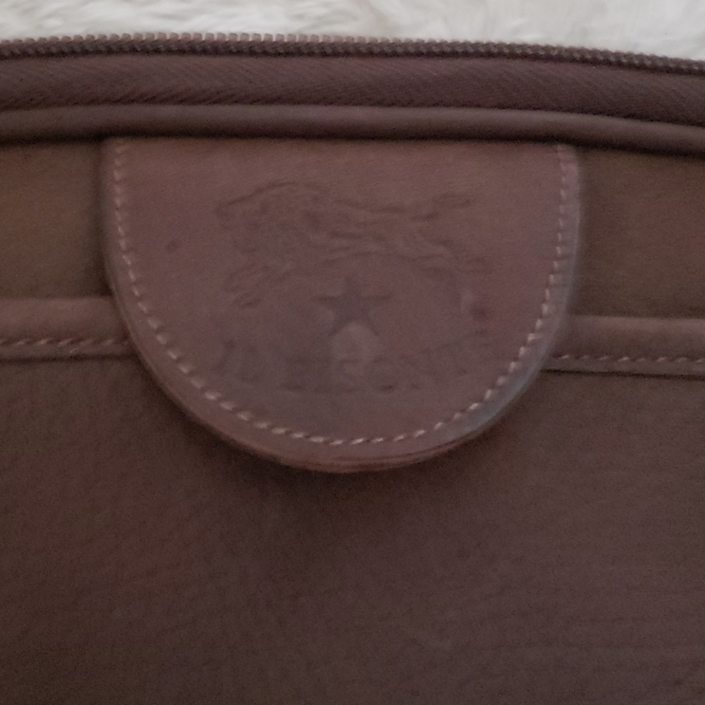 Suede Bosonti Clutch Dark Brown